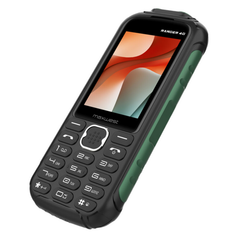 MaxWest Ranger 4G-128MB-Black/Green-DUOS Unlocked (New)