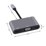 Type-C 5 in 1 Adapter w/VGA (BYL-2002)
