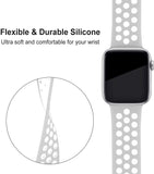 iWatch Breathable Silicone Band - Blue/Pink (38-40MM) Size