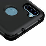 MB - TUFF Hybrid Protector Cover for Samsung Galaxy A11 - Black