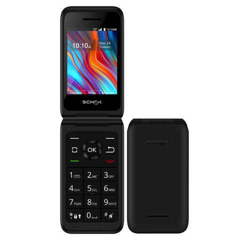 Schok Classic Flip (SC3218B)-8GB-Black-Unlocked (OEM Box)