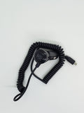 Micro-USB Coil Cord Car Charger (Black)