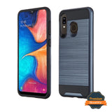 Asmyna Brushed Case for Samsung A50/A20 - Navy