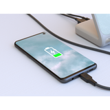 HM - InfinityLab InstantStation Wireless Charging Stand w/ 33W (USB-C & USB-A) - Black