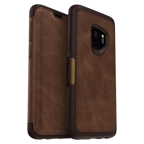 OB - Strada Case for Samsung Galaxy S9+ (Plus) - Espresso (Brown)