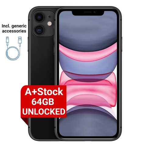 iPhone 11-64GB-Black-Unlocked (OEM Box)