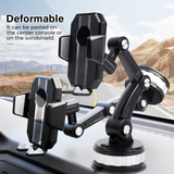 One Button 360" Pop-Up Suction Cup Holder (ZP-X0566) - Black