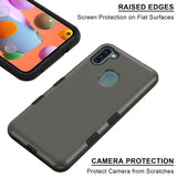 MB - Premium Cover for Samsung Galaxy A11 - Grey/Black