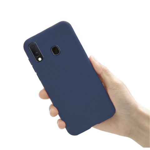 MB - Liquid Silicone Case for Samsung A50/A20 - Navy
