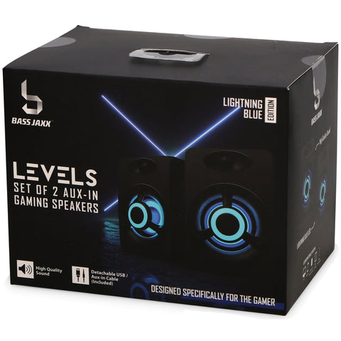 LEVELS Gaming Speakers (Set of 2) - Blue