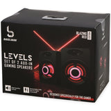 Levels Gaming Speakers (Set of 2) - Red