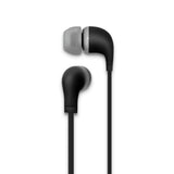 QC - QMX100 Wired Earbuds w/ Mic (3.5mm) - Black