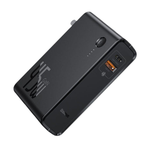 BS - 10000mAh 2 in 1 Quick Charger & Power Bank - Black