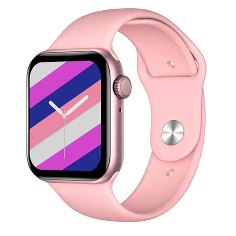 GS7 Max Smart Watch 45mm Aluminum Case - Pink