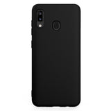 MB - Liquid Silicone Case for Samsung A50/A20 - Black