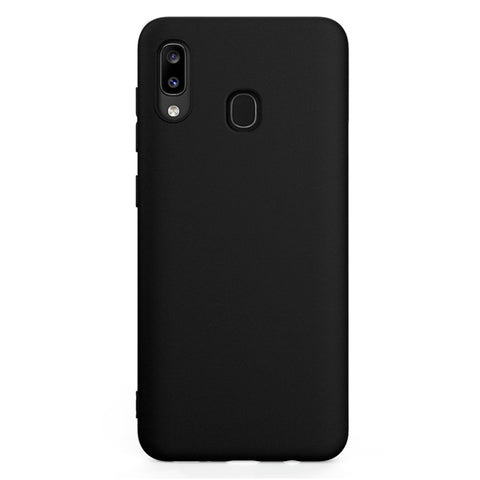 MB - Liquid Silicone Case for Samsung A50/A20 - Black