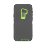 Samsung Galaxy S9 Plus - Heavy Duty Rugged Case - Grey/Green