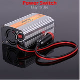 150W Car Power Inverter - DC 12V to AC 110V & USB w/ Cable