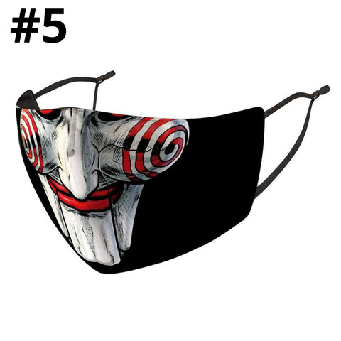 Adult Face Mask Washable (Horror Edition) - Design #5