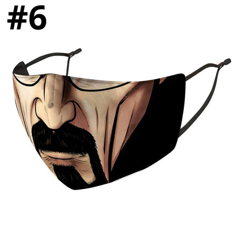 Adult Face Mask Washable (Horror Edition) - Design #6