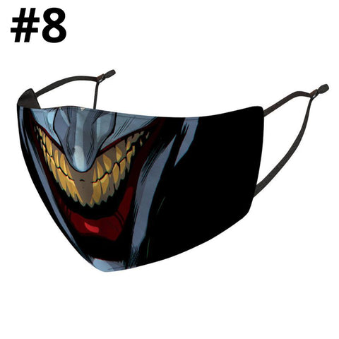 Adult Face Mask Washable (Horror Edition) - Design #8