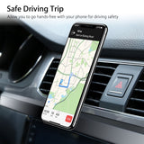 Air Vent Metal Magnetic Car Phone Holder-Blue