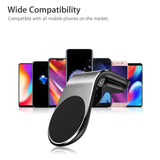Air Vent Metal Magnetic Car Phone Holder-Blue
