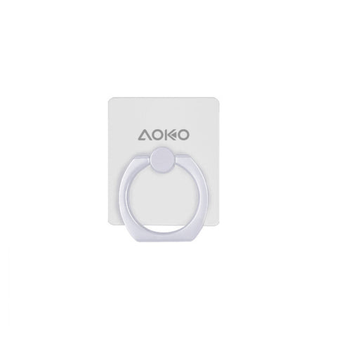 Aoko Universal Ring Grip w/ Stand Holder-White