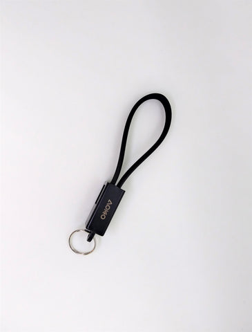 AOKO Keychain iOS Cable - Black