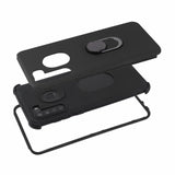 Asmyna Premium Cover w/ Ring Stand for Samsung Galaxy A21 - Black