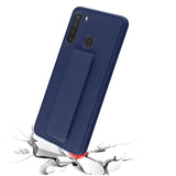 AR - Hybrid Cover w/Foldable Stand for Samsung Galaxy A11 - Navy