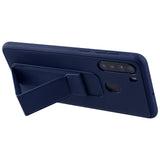 AR - Hybrid Cover w/Foldable Stand for Samsung Galaxy A21 - Navy
