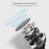 BS - 360-Degree Rotation Magnetic Mount Holder - Silver