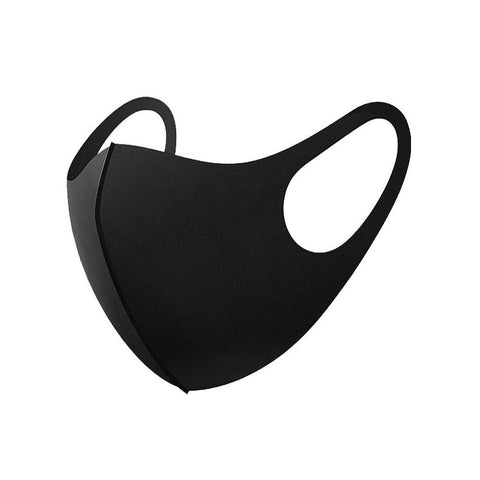 Fashion Unisex Face Mask (Reusable) - Black