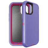 iPhone 12 Mini - Heavy Duty Rugged Case - Purple/Pink
