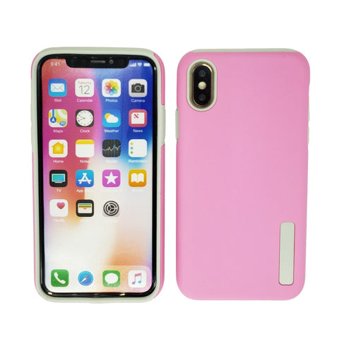 iPhone X - Dual Layer Protection Case - Pink