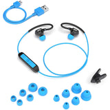 JLab - Fit 2.0 Wireless Sport Earbuds - Blue/Black