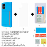 MB - Hybrid Cover w/ Card Storage for Samsung Galaxy A51 5G - Sky Blue