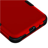 MB - Hybrid Protector Cover for Samsung Galaxy A11 - Red/Black
