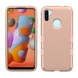 MB - Hybrid Protector Cover for Samsung Galaxy A11 - Rose Gold