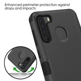 MB - Hybrid Protector Cover for Samsung Galaxy A21 - Black