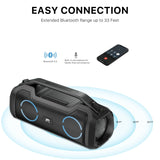 MB - Throwback Waterproof Bluetooth Speaker - Black
