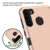 MB - Premium Protector Cover for Samsung Galaxy A21 - Rose Gold
