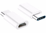 Micro USB to Type-C Adapter (Bulk) - White