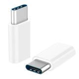 Micro USB to Type-C Adapter (Bulk) - White