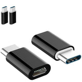 Micro USB to Type-C Adapter (Bulk) - Black