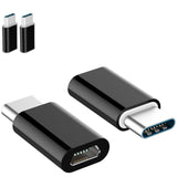 Micro USB to Type-C Adapter (Bulk) - Black