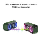 MB - Outback Waterproof Bluetooth Speaker - Army Green