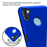MB - Premium Cover for Samsung Galaxy A11 - Blue/Black