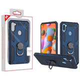 MB - Premium Cover w/ Ring Stand for Samsung Galaxy A11 - Navy